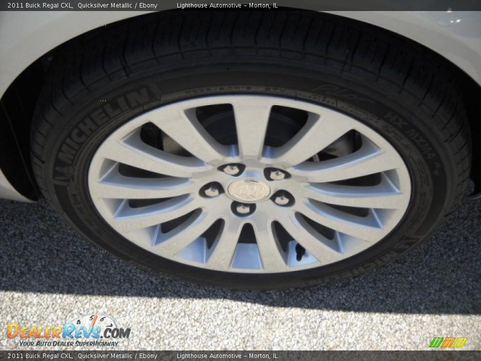 2011 Buick Regal CXL Quicksilver Metallic / Ebony Photo #10