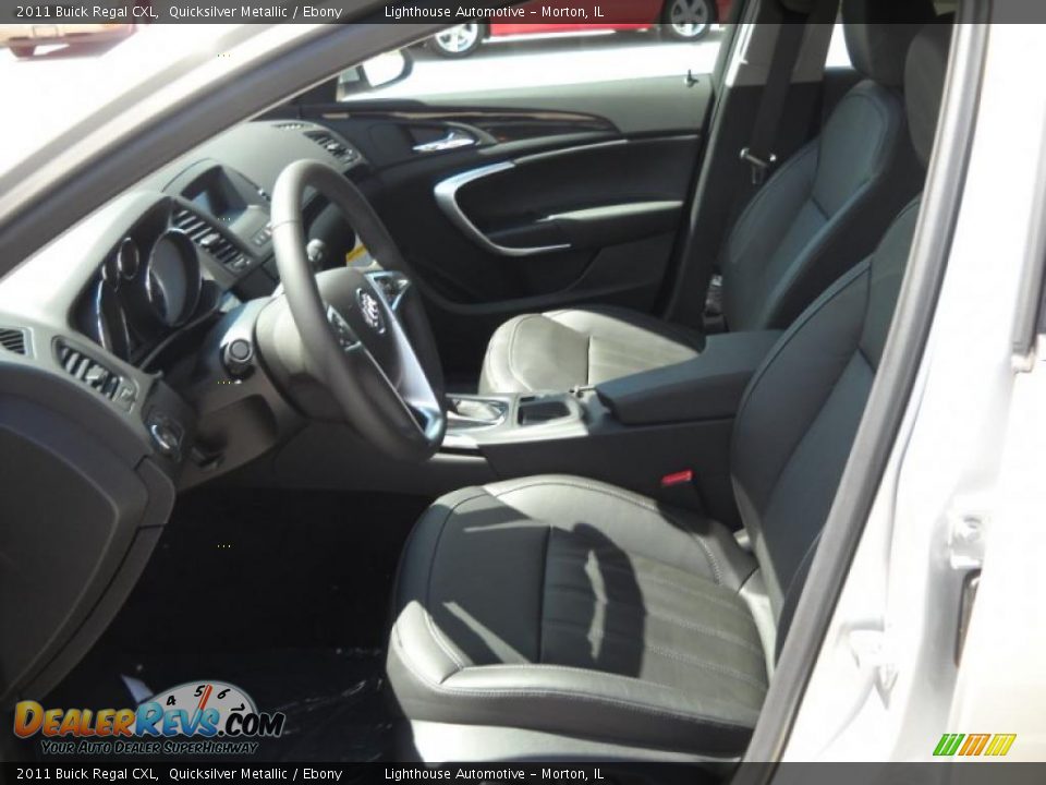 2011 Buick Regal CXL Quicksilver Metallic / Ebony Photo #13