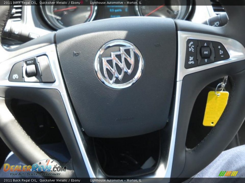 2011 Buick Regal CXL Quicksilver Metallic / Ebony Photo #15