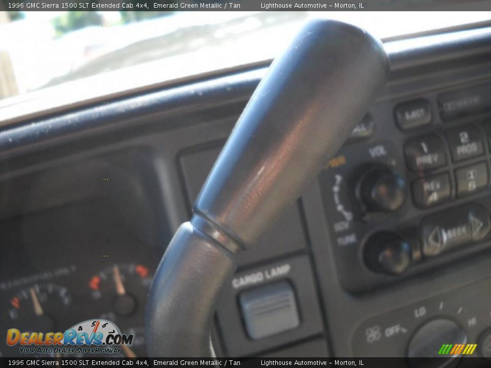 1996 GMC Sierra 1500 SLT Extended Cab 4x4 Emerald Green Metallic / Tan Photo #21