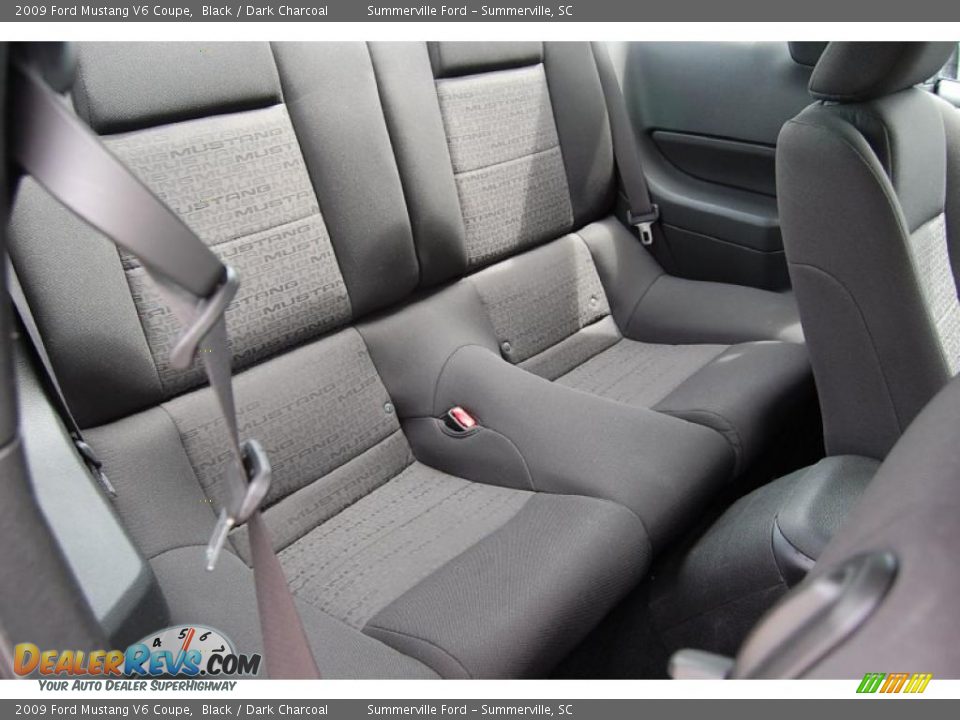 2009 Ford Mustang V6 Coupe Black / Dark Charcoal Photo #7