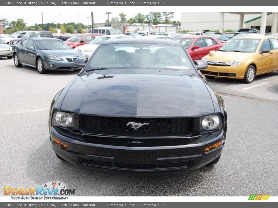 2009 Ford Mustang V6 Coupe Black / Dark Charcoal Photo #11