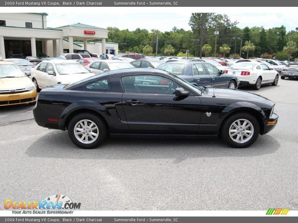 2009 Ford Mustang V6 Coupe Black / Dark Charcoal Photo #12