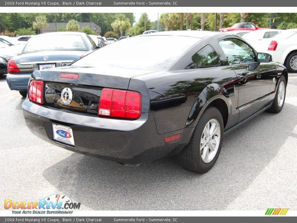 2009 Ford Mustang V6 Coupe Black / Dark Charcoal Photo #13