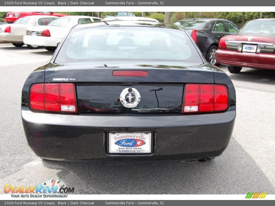 2009 Ford Mustang V6 Coupe Black / Dark Charcoal Photo #14