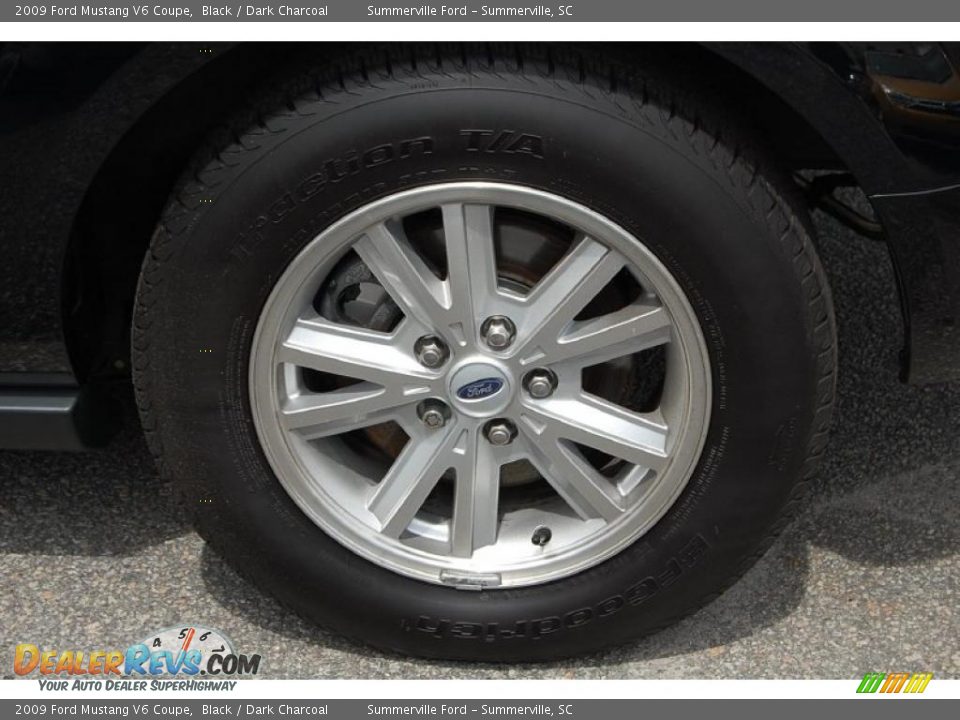 2009 Ford Mustang V6 Coupe Black / Dark Charcoal Photo #16