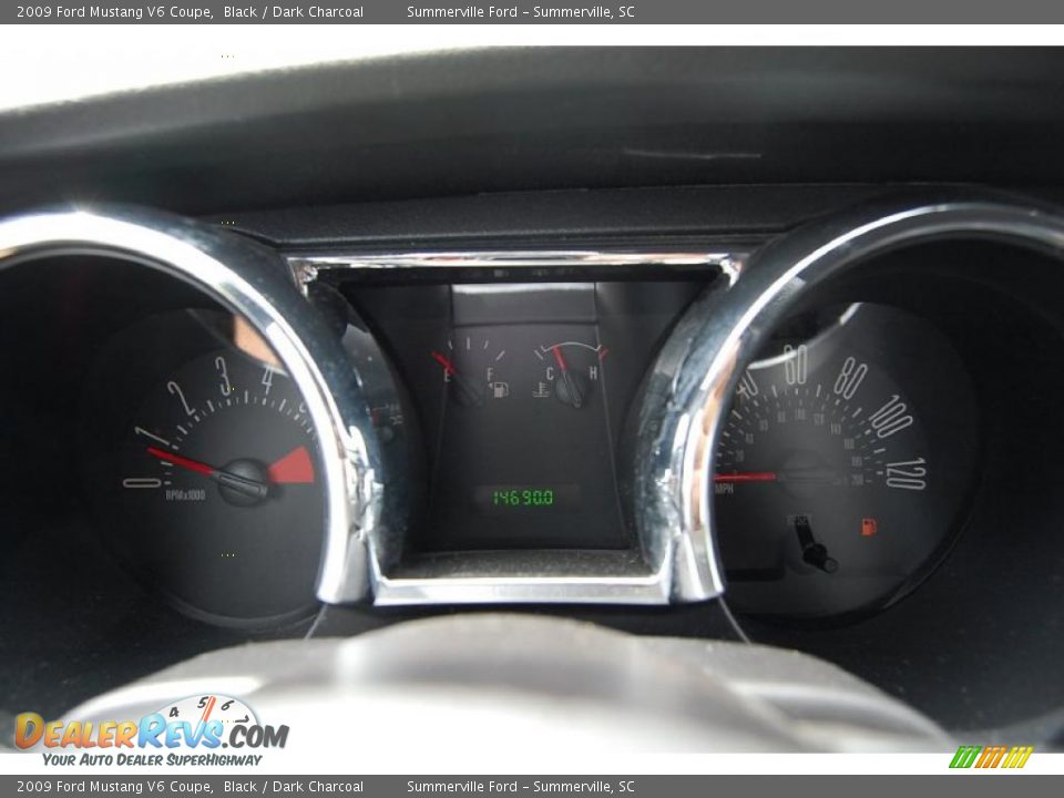 2009 Ford Mustang V6 Coupe Black / Dark Charcoal Photo #20