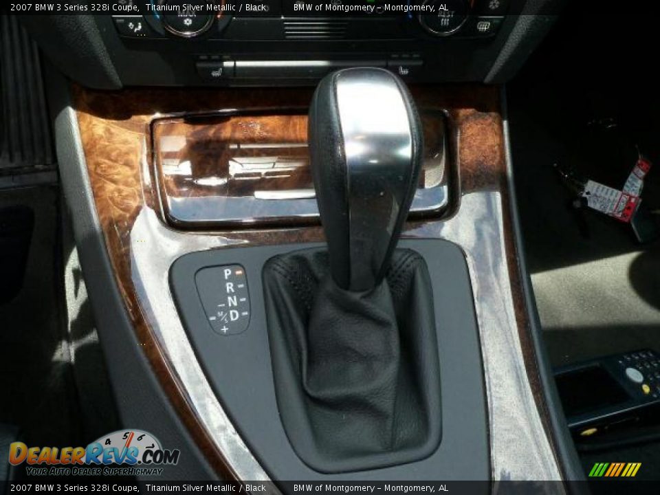 2007 BMW 3 Series 328i Coupe Titanium Silver Metallic / Black Photo #25