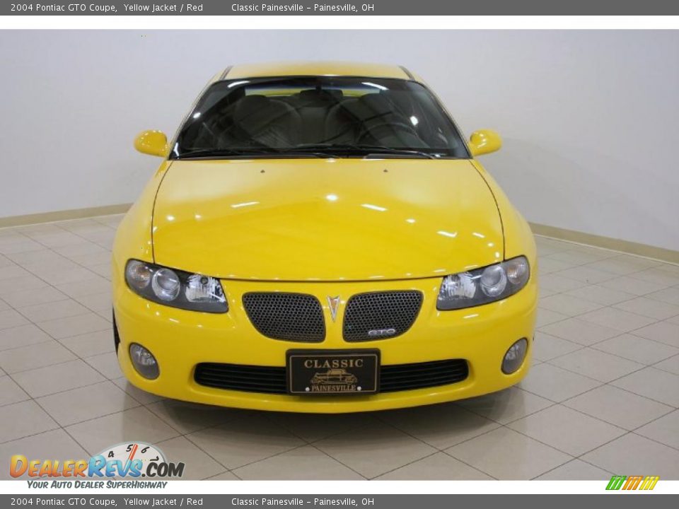 2004 Pontiac GTO Coupe Yellow Jacket / Red Photo #2