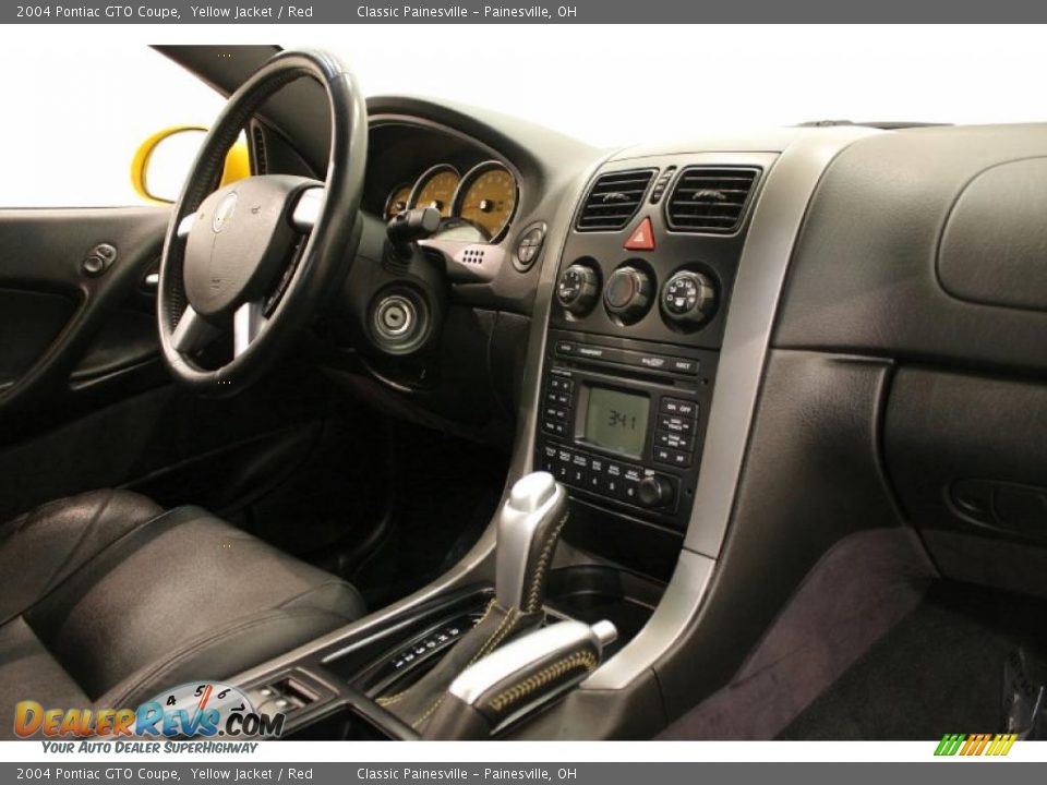 2004 Pontiac GTO Coupe Yellow Jacket / Red Photo #17
