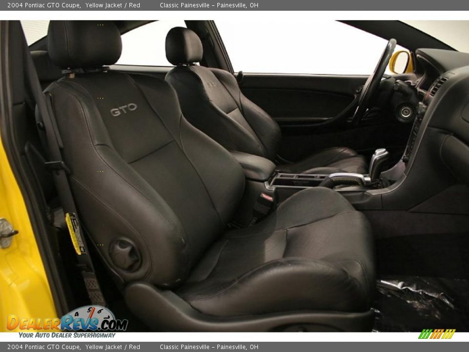 2004 Pontiac GTO Coupe Yellow Jacket / Red Photo #18