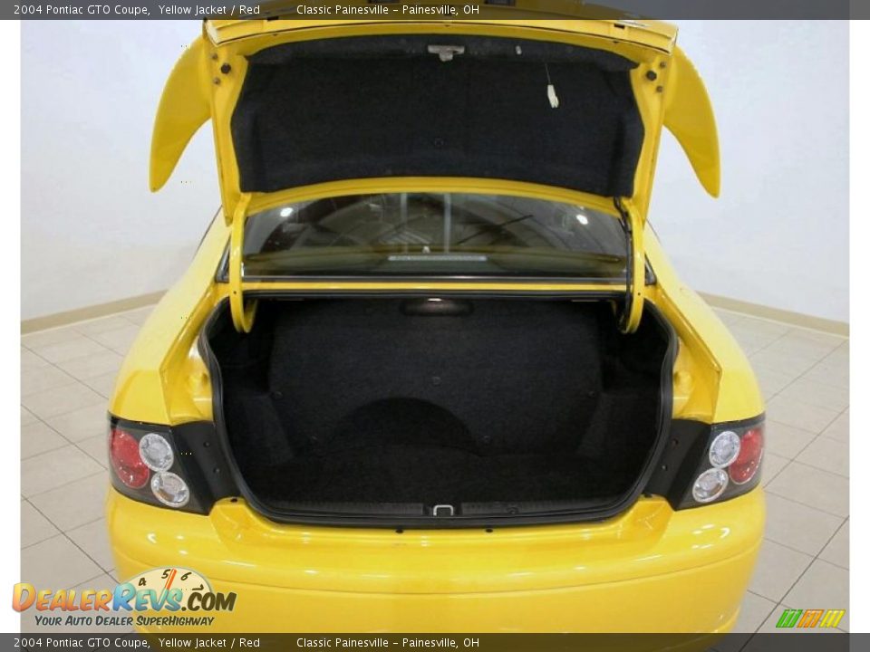 2004 Pontiac GTO Coupe Yellow Jacket / Red Photo #21