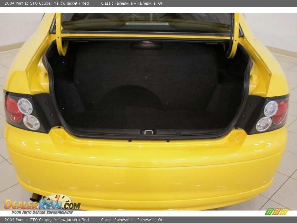 2004 Pontiac GTO Coupe Yellow Jacket / Red Photo #22