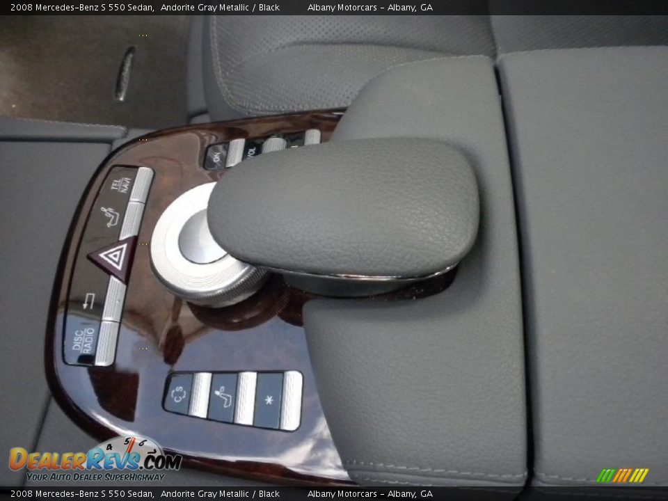 2008 Mercedes-Benz S 550 Sedan Andorite Gray Metallic / Black Photo #10