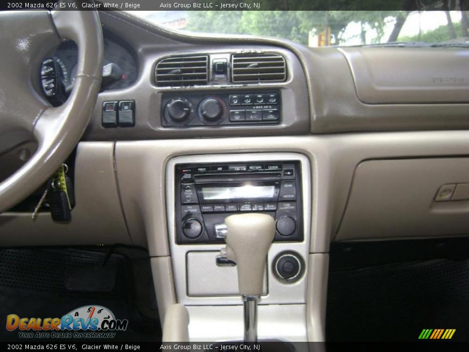 2002 Mazda 626 ES V6 Glacier White / Beige Photo #7