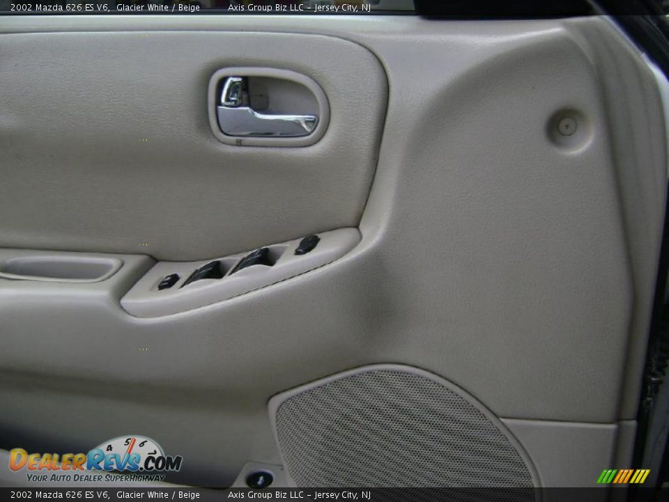 2002 Mazda 626 ES V6 Glacier White / Beige Photo #11