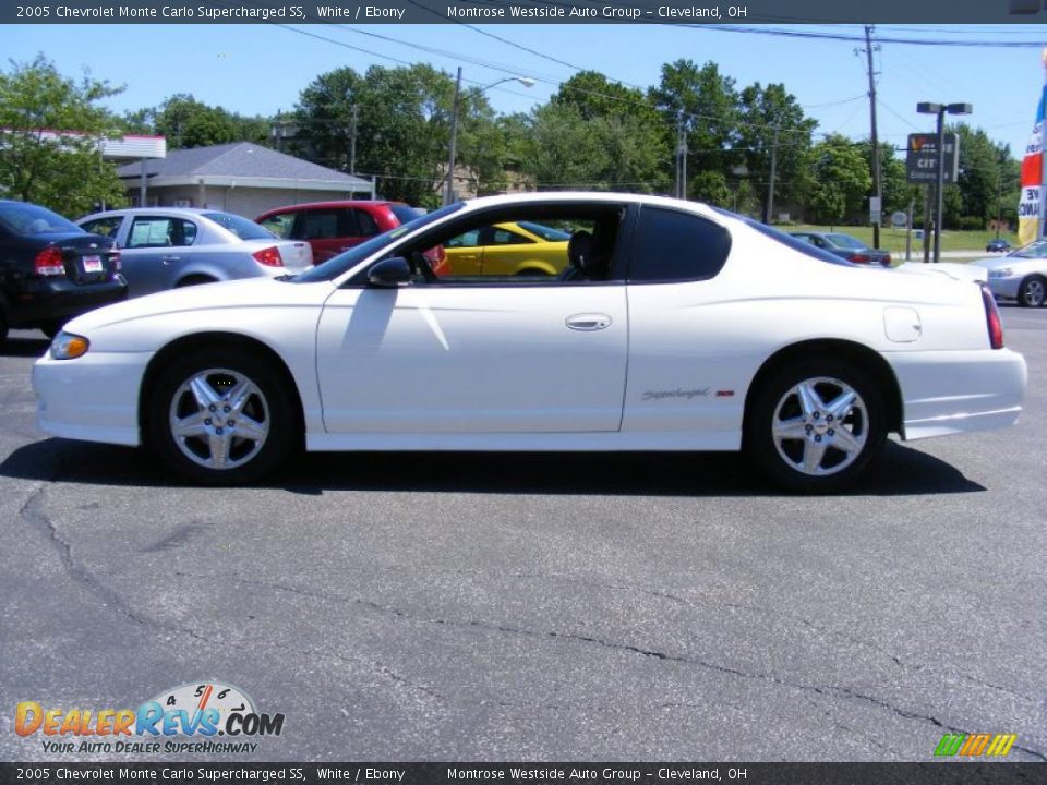 2005 Chevrolet Monte Carlo Supercharged SS White / Ebony Photo #2