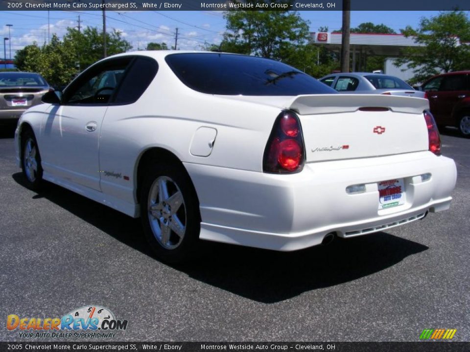 2005 Chevrolet Monte Carlo Supercharged SS White / Ebony Photo #3