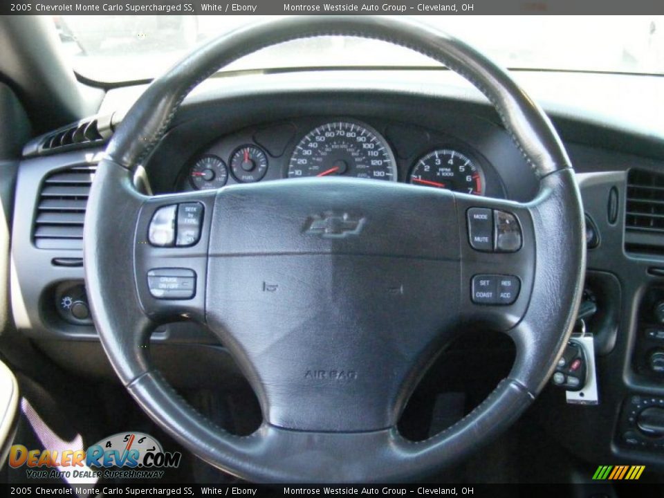 2005 Chevrolet Monte Carlo Supercharged SS White / Ebony Photo #16