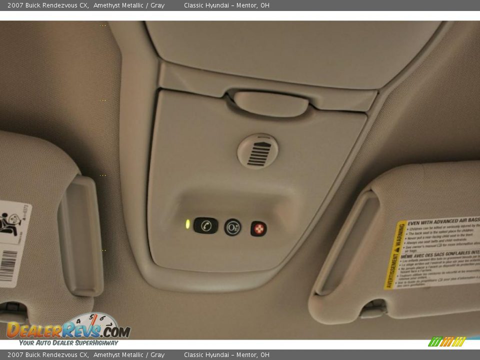 2007 Buick Rendezvous CX Amethyst Metallic / Gray Photo #17