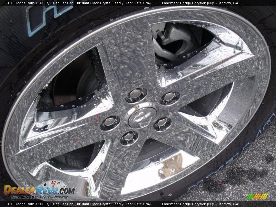 2010 Dodge Ram 1500 R/T Regular Cab Brilliant Black Crystal Pearl / Dark Slate Gray Photo #5