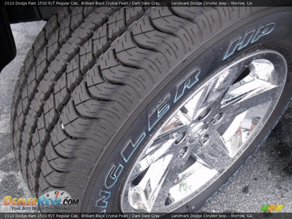 2010 Dodge Ram 1500 R/T Regular Cab Brilliant Black Crystal Pearl / Dark Slate Gray Photo #11