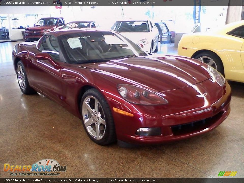 2007 Chevrolet Corvette Coupe Monterey Red Metallic / Ebony Photo #1