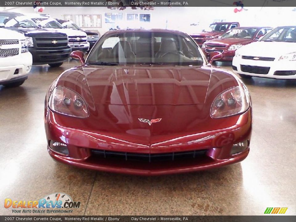 2007 Chevrolet Corvette Coupe Monterey Red Metallic / Ebony Photo #2