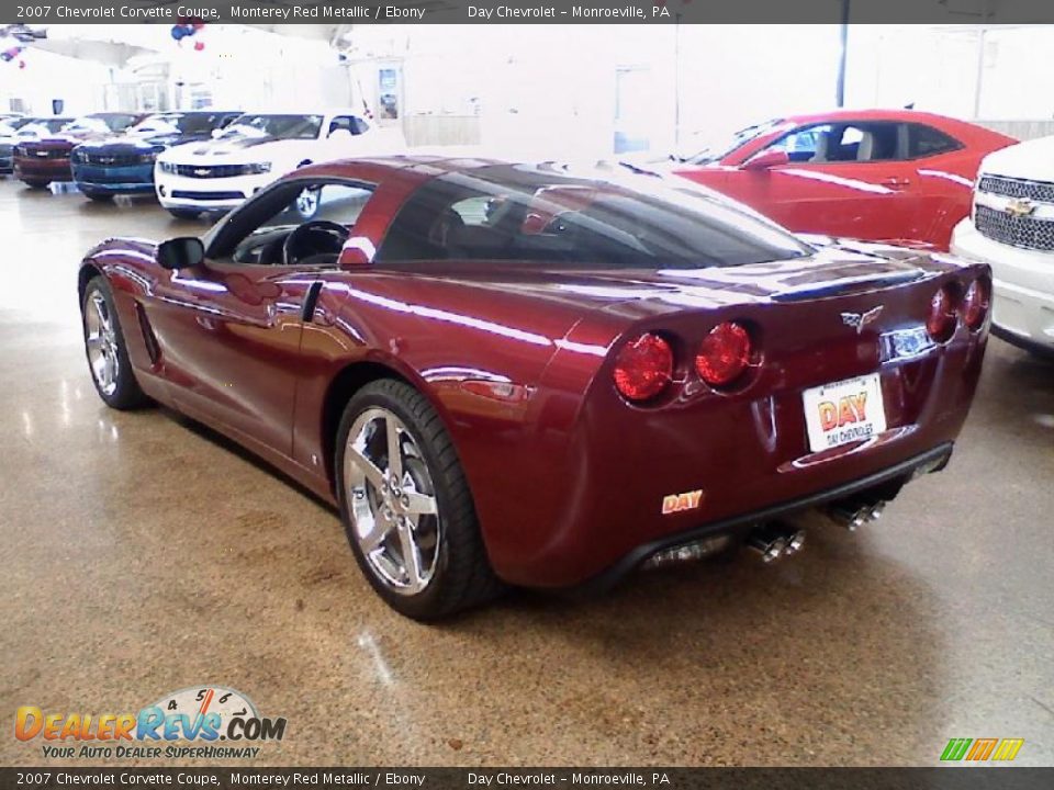 2007 Chevrolet Corvette Coupe Monterey Red Metallic / Ebony Photo #4