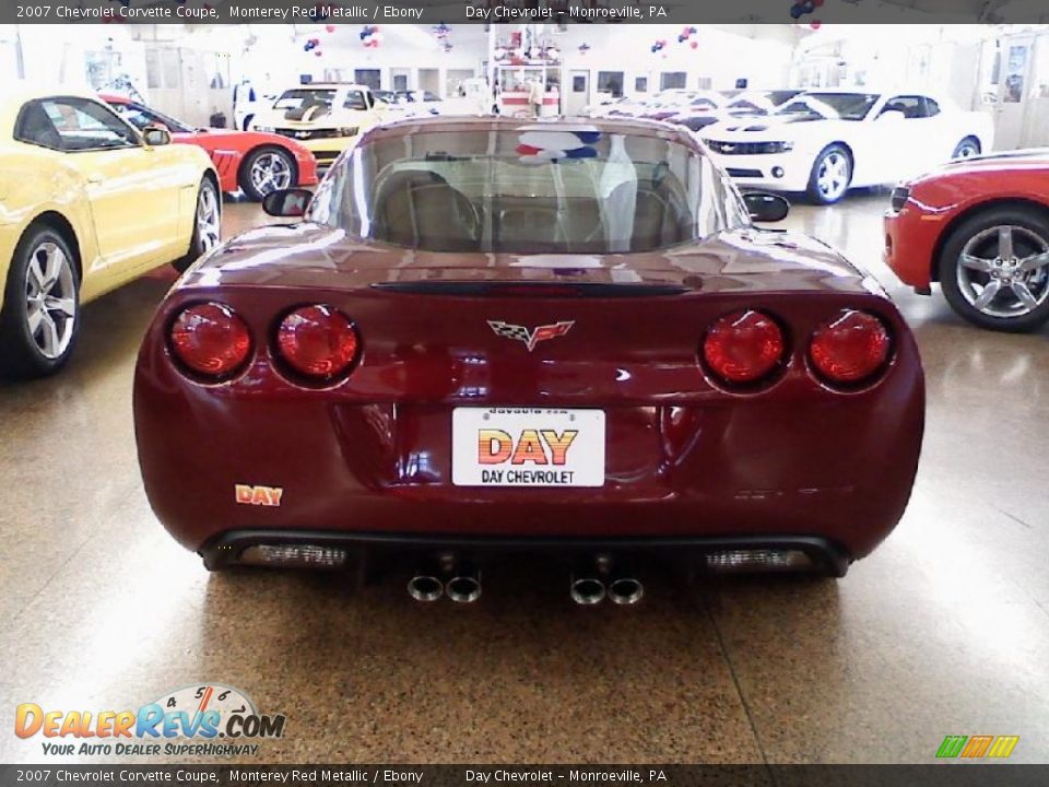 2007 Chevrolet Corvette Coupe Monterey Red Metallic / Ebony Photo #5