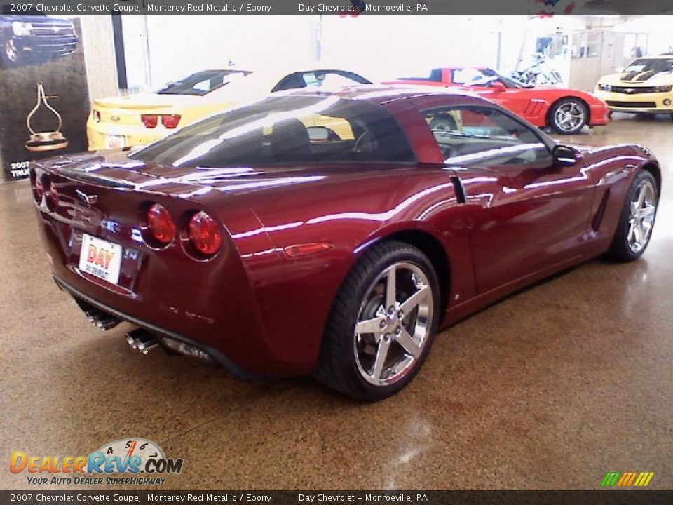 2007 Chevrolet Corvette Coupe Monterey Red Metallic / Ebony Photo #6