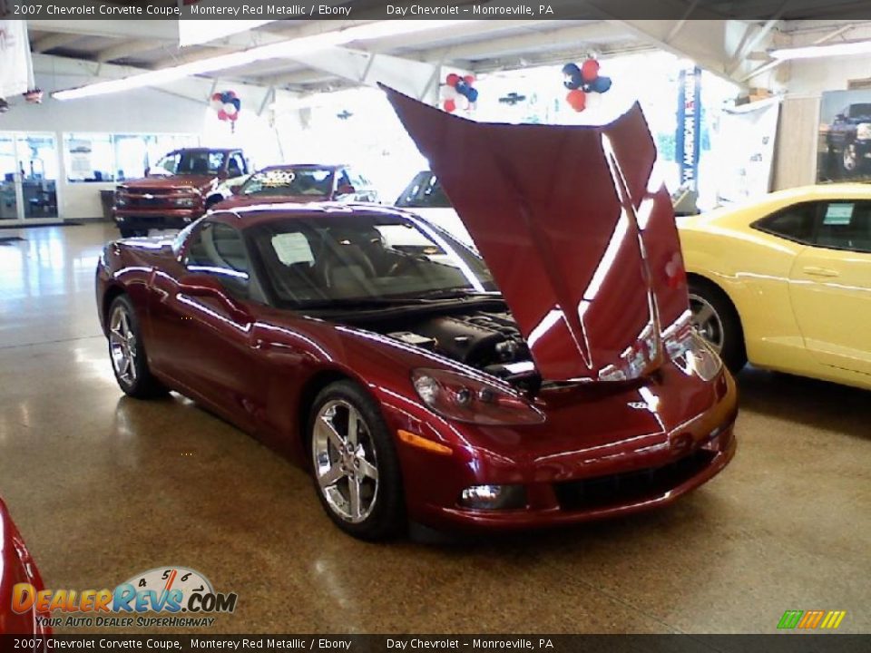2007 Chevrolet Corvette Coupe Monterey Red Metallic / Ebony Photo #7