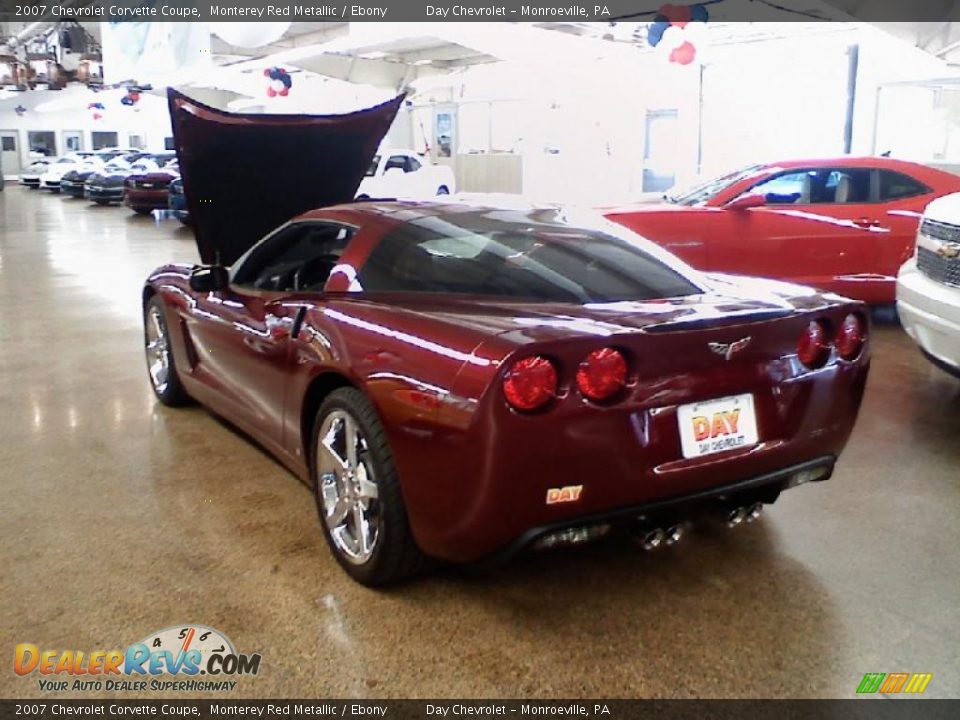 2007 Chevrolet Corvette Coupe Monterey Red Metallic / Ebony Photo #8