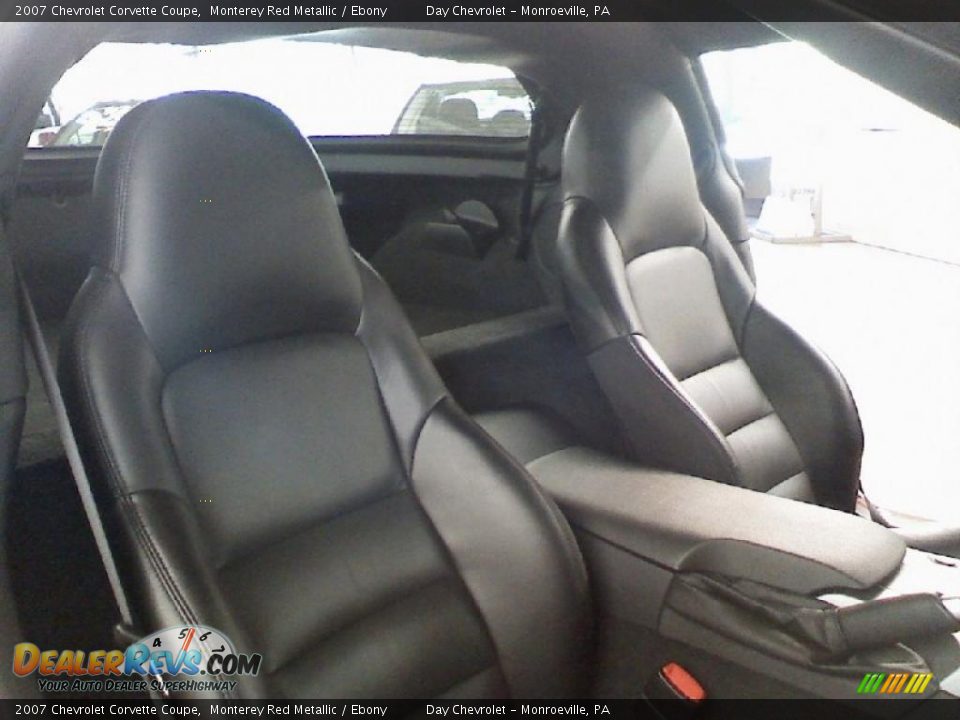 2007 Chevrolet Corvette Coupe Monterey Red Metallic / Ebony Photo #11