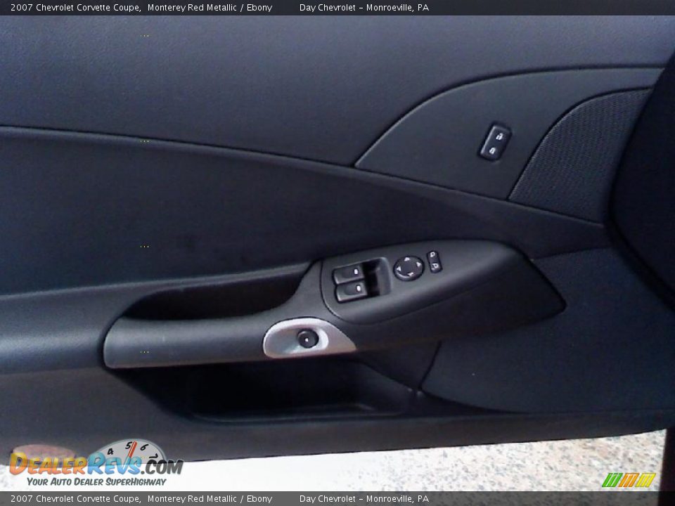 2007 Chevrolet Corvette Coupe Monterey Red Metallic / Ebony Photo #12
