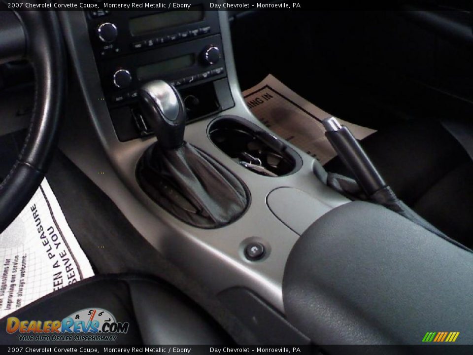 2007 Chevrolet Corvette Coupe Monterey Red Metallic / Ebony Photo #13