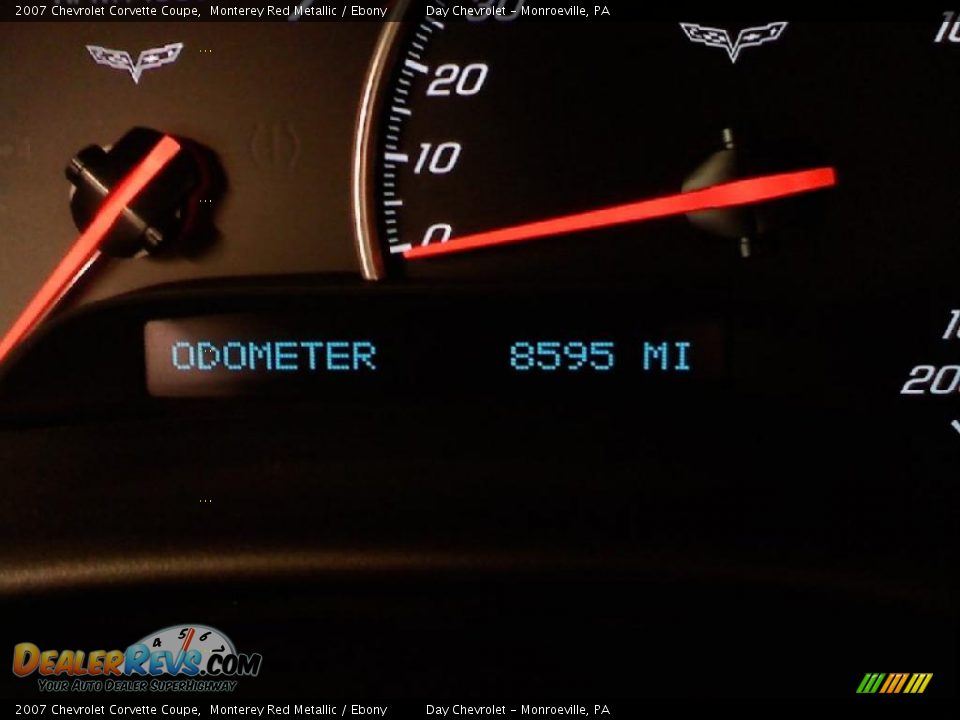 2007 Chevrolet Corvette Coupe Monterey Red Metallic / Ebony Photo #16