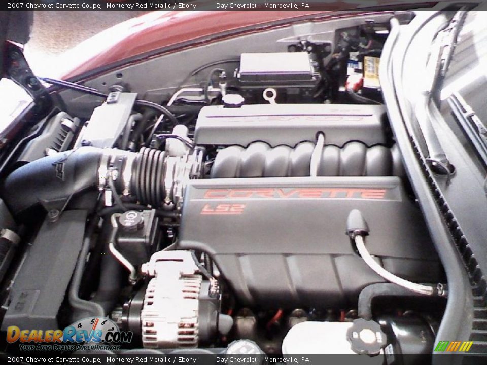 2007 Chevrolet Corvette Coupe Monterey Red Metallic / Ebony Photo #17