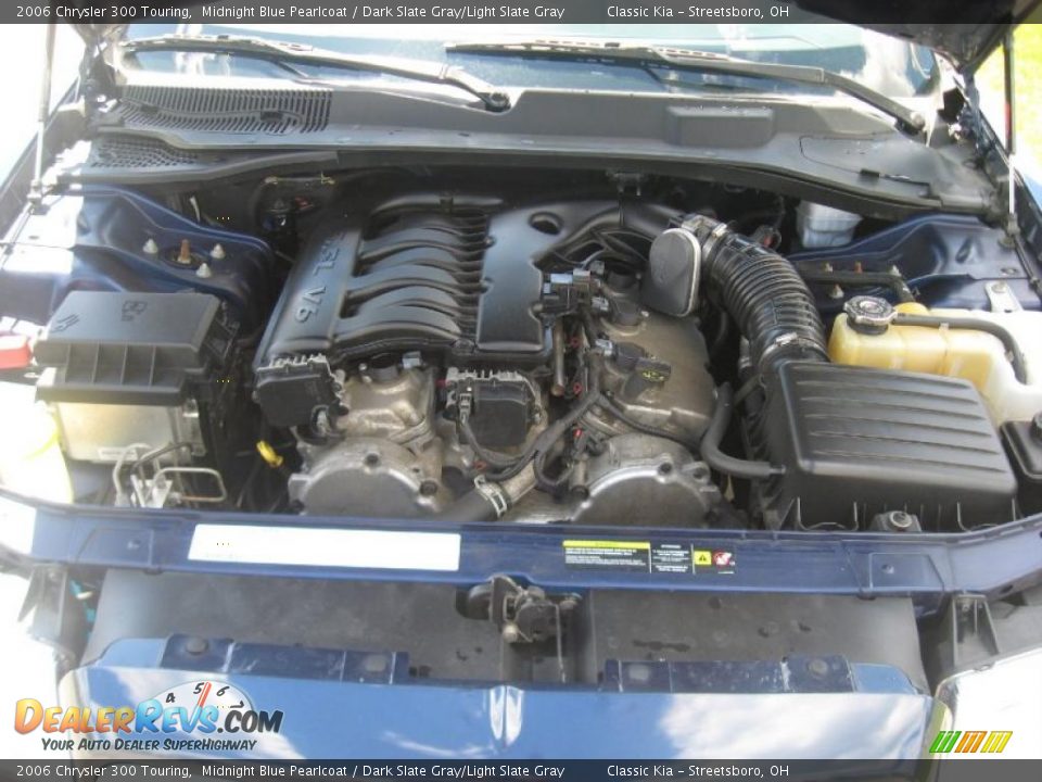 2006 Chrysler 300 Touring Midnight Blue Pearlcoat / Dark Slate Gray/Light Slate Gray Photo #14