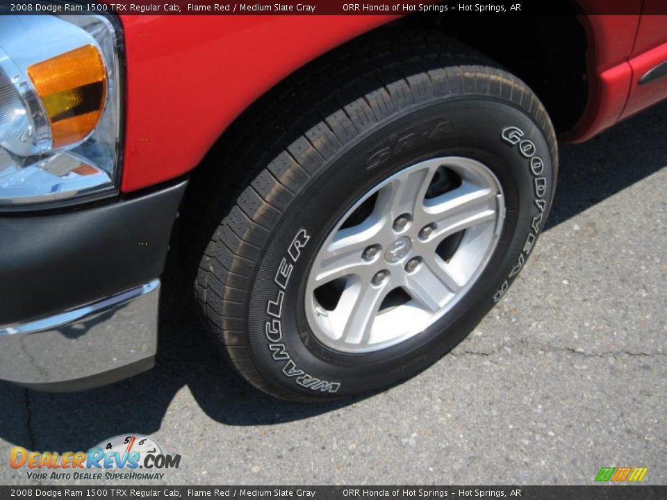 2008 Dodge Ram 1500 TRX Regular Cab Flame Red / Medium Slate Gray Photo #9