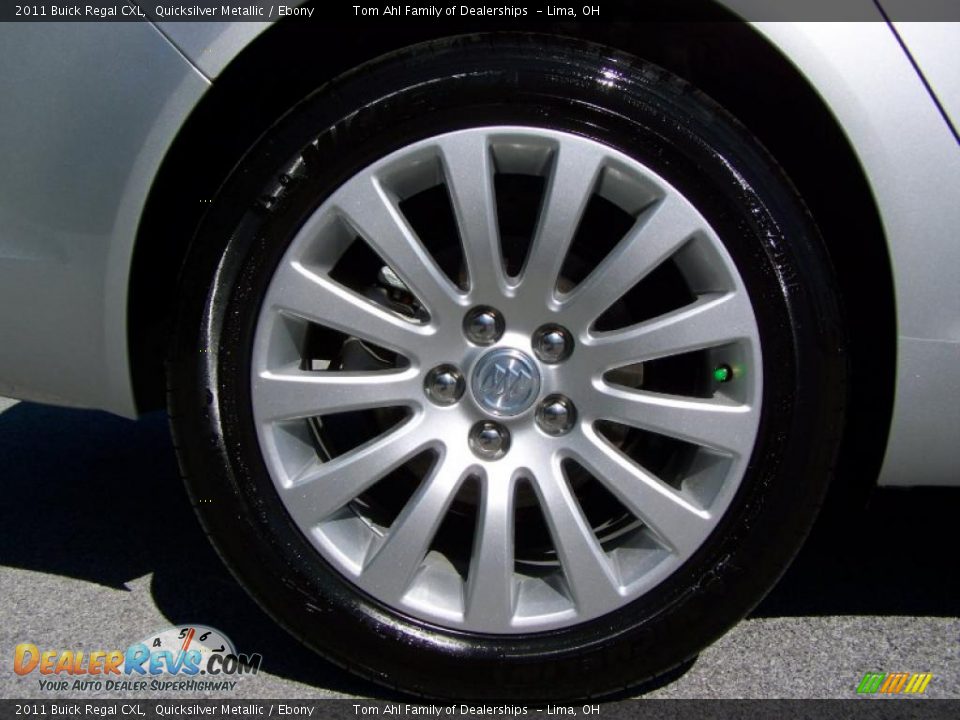 2011 Buick Regal CXL Quicksilver Metallic / Ebony Photo #8