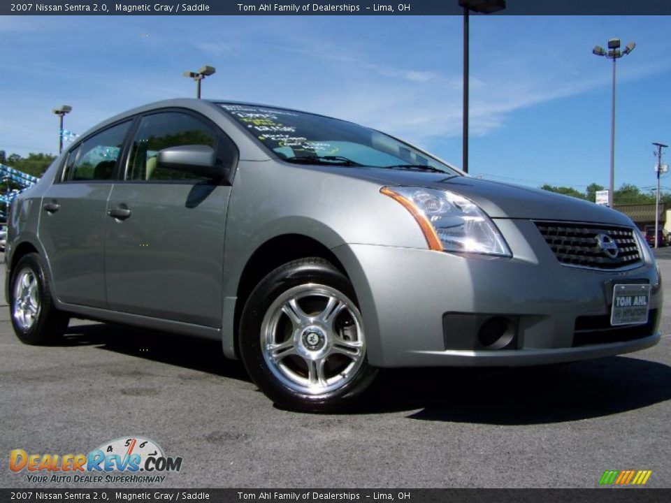 2007 Nissan Sentra 2.0 Magnetic Gray / Saddle Photo #1