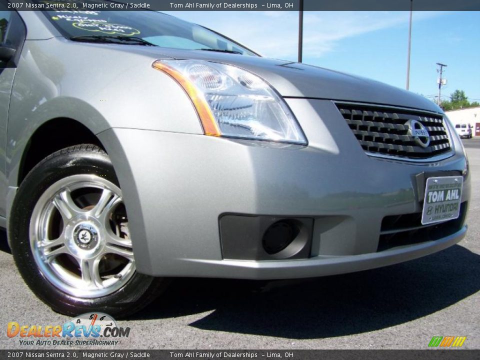 2007 Nissan Sentra 2.0 Magnetic Gray / Saddle Photo #2
