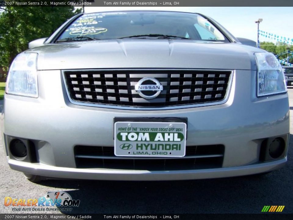 2007 Nissan Sentra 2.0 Magnetic Gray / Saddle Photo #3