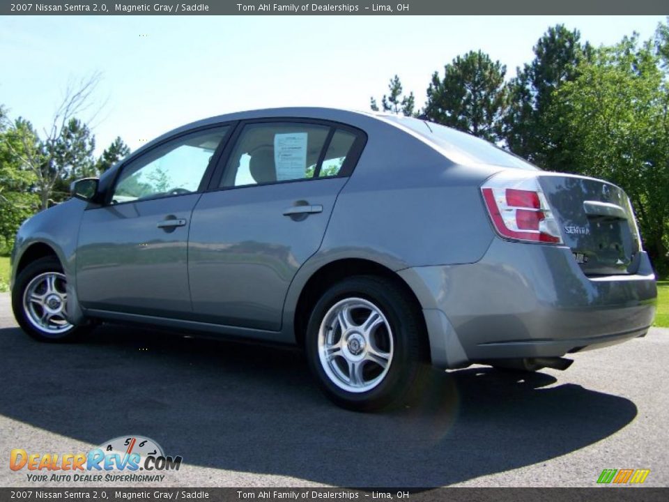 2007 Nissan Sentra 2.0 Magnetic Gray / Saddle Photo #4