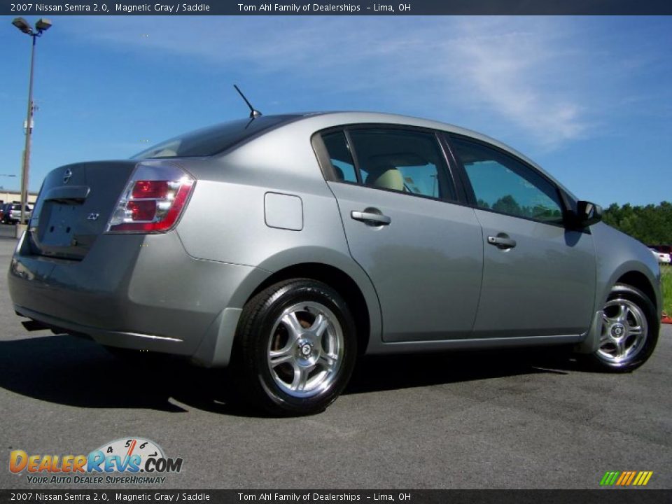 2007 Nissan Sentra 2.0 Magnetic Gray / Saddle Photo #7