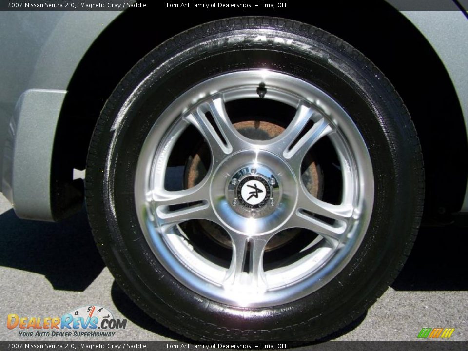 2007 Nissan Sentra 2.0 Magnetic Gray / Saddle Photo #8