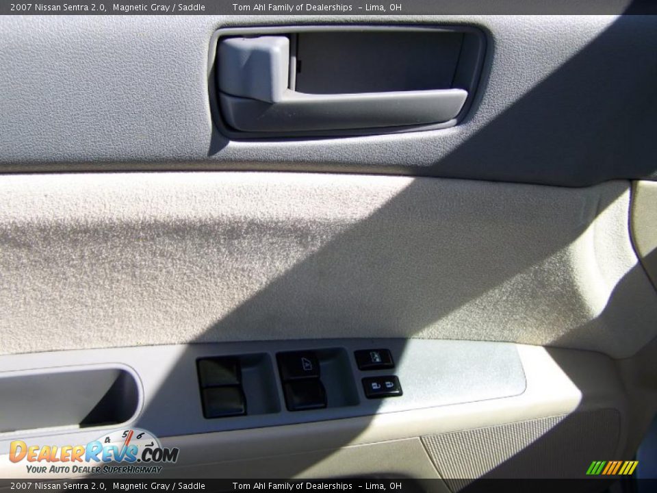 2007 Nissan Sentra 2.0 Magnetic Gray / Saddle Photo #10