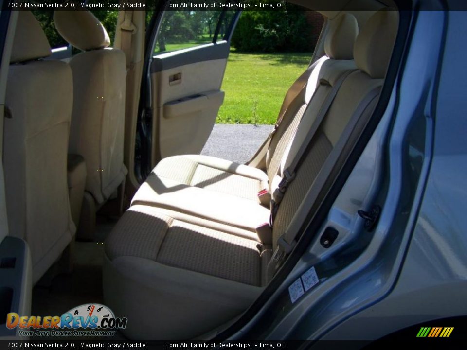 2007 Nissan Sentra 2.0 Magnetic Gray / Saddle Photo #11