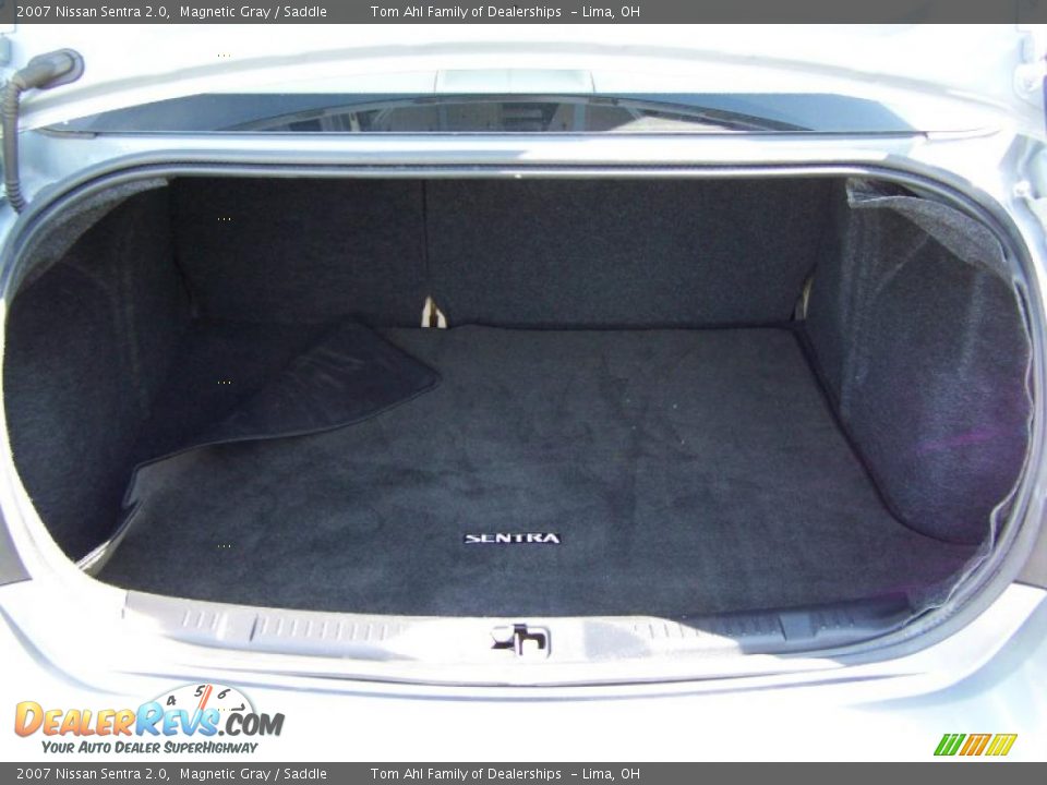 2007 Nissan Sentra 2.0 Magnetic Gray / Saddle Photo #12